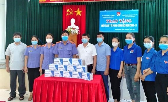 Đoàn Viện kiểm sát nhân dân tỉnh Thanh Hóa tổ chức nhiều hoạt động ý nghĩa phòng, chống dịch bệnh Covid - 19