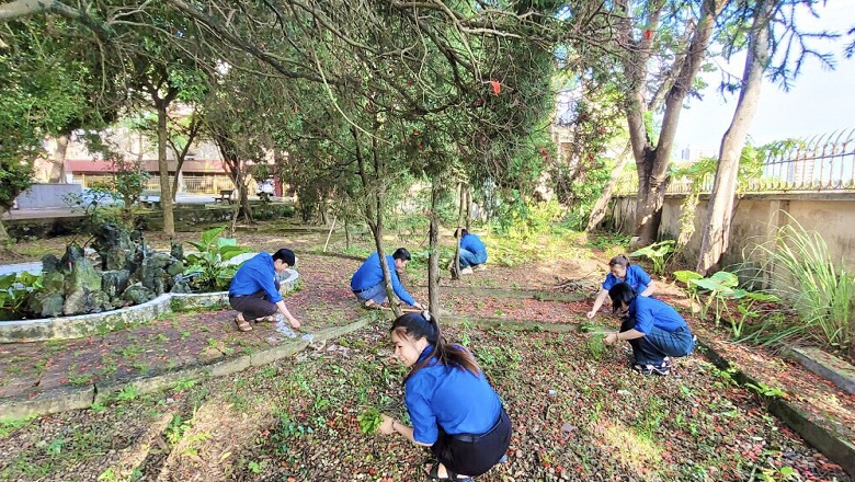 Tuổi trẻ Đoàn Khối chung tay bảo vệ môi trường, nói không với rác thải nhựa